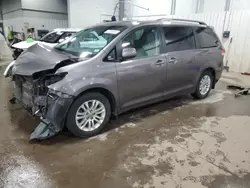 Toyota salvage cars for sale: 2012 Toyota Sienna XLE