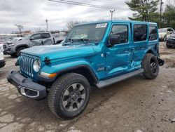 Salvage cars for sale at Lexington, KY auction: 2019 Jeep Wrangler Unlimited Sahara