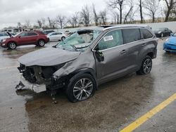 2016 Toyota Highlander XLE en venta en Bridgeton, MO