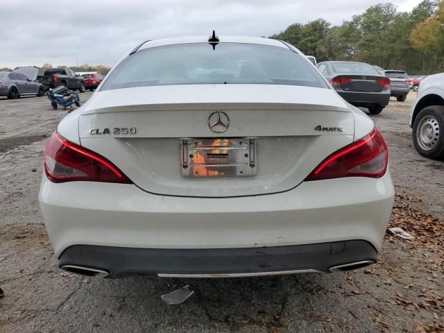 2018 Mercedes-Benz CLA 250 4matic