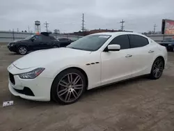 Salvage cars for sale at Chicago Heights, IL auction: 2015 Maserati Ghibli