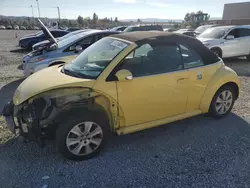 Salvage cars for sale at Mentone, CA auction: 2008 Volkswagen New Beetle Convertible S