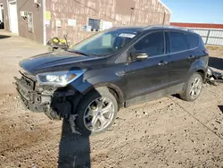 Salvage cars for sale at Rapid City, SD auction: 2018 Ford Escape Titanium