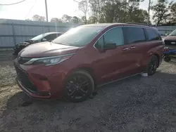 Toyota Sienna xse salvage cars for sale: 2024 Toyota Sienna XSE