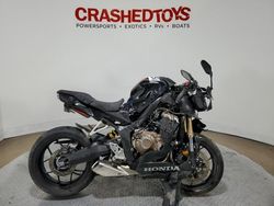 Salvage motorcycles for sale at Dallas, TX auction: 2022 Honda CBR650 RA