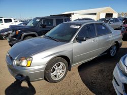 Salvage cars for sale at Brighton, CO auction: 2005 Subaru Impreza RS