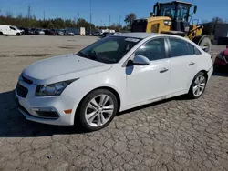 Chevrolet salvage cars for sale: 2015 Chevrolet Cruze LTZ