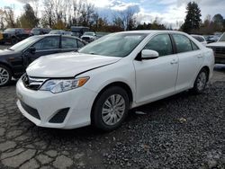 Salvage cars for sale at Portland, OR auction: 2013 Toyota Camry L