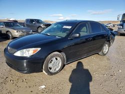 Toyota salvage cars for sale: 2002 Toyota Camry LE