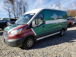 Salvage trucks for sale at West Warren, MA auction: 2018 Ford Transit T-250