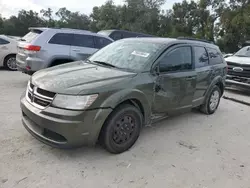 Salvage cars for sale at Ocala, FL auction: 2017 Dodge Journey SE