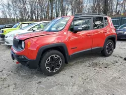 Salvage cars for sale at Candia, NH auction: 2017 Jeep Renegade Trailhawk