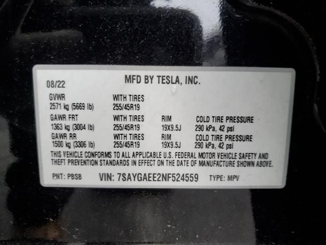 2022 Tesla Model Y