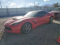 Salvage cars for sale at Magna, UT auction: 2015 Chevrolet Corvette Stingray Z51 3LT