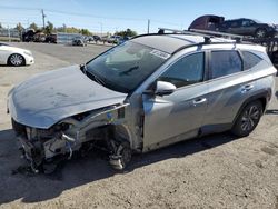 Salvage cars for sale at North Las Vegas, NV auction: 2022 Hyundai Tucson Blue