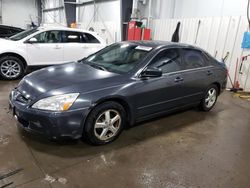 Salvage cars for sale at Ham Lake, MN auction: 2005 Honda Accord EX