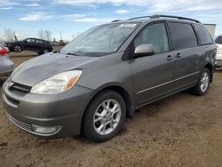 Salvage cars for sale at Rocky View County, AB auction: 2004 Toyota Sienna XLE