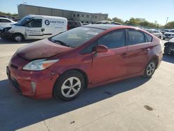 Salvage cars for sale from Copart Wilmer, TX: 2012 Toyota Prius