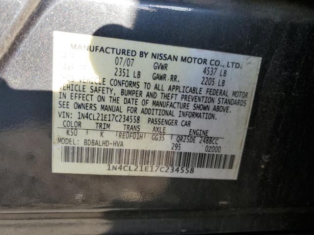 2007 Nissan Altima Hybrid