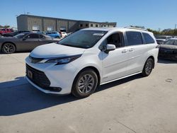 Salvage cars for sale at Wilmer, TX auction: 2021 Toyota Sienna LE