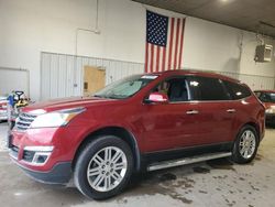 Salvage cars for sale at Des Moines, IA auction: 2014 Chevrolet Traverse LT