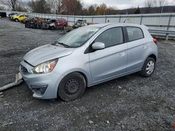 Salvage cars for sale at Grantville, PA auction: 2017 Mitsubishi Mirage ES