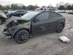 Salvage cars for sale at Madisonville, TN auction: 2024 Tesla Model Y