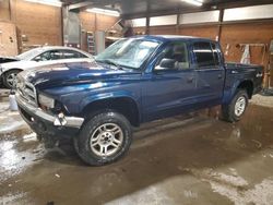 Salvage Cars with No Bids Yet For Sale at auction: 2004 Dodge Dakota Quad SLT