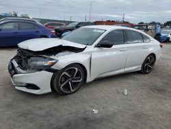 Honda Vehiculos salvage en venta: 2021 Honda Accord Sport