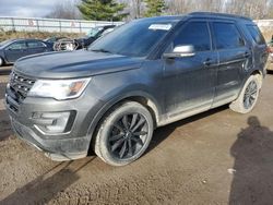 Salvage cars for sale at Davison, MI auction: 2017 Ford Explorer XLT