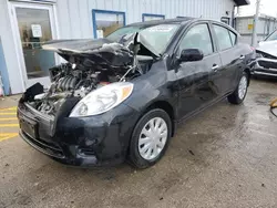 Salvage cars for sale from Copart Pekin, IL: 2012 Nissan Versa S