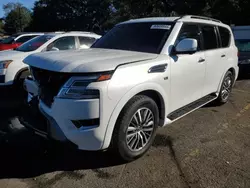 Salvage cars for sale at Eight Mile, AL auction: 2021 Nissan Armada SL