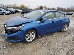 Salvage cars for sale at Columbus, OH auction: 2019 Chevrolet Cruze LT