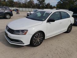 Salvage cars for sale at Hampton, VA auction: 2017 Volkswagen Jetta Sport