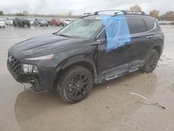 Salvage cars for sale at Kansas City, KS auction: 2022 Hyundai Santa FE SEL