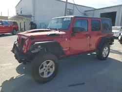 Salvage cars for sale at Riverview, FL auction: 2010 Jeep Wrangler Unlimited Sport