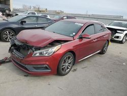 Salvage cars for sale at Kansas City, KS auction: 2015 Hyundai Sonata Sport