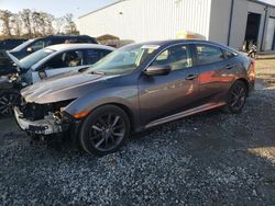 Salvage cars for sale at Spartanburg, SC auction: 2021 Honda Civic EX