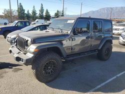 Salvage cars for sale at Rancho Cucamonga, CA auction: 2021 Jeep Wrangler Unlimited Sport