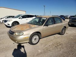 Salvage cars for sale at Temple, TX auction: 2003 Chevrolet Malibu