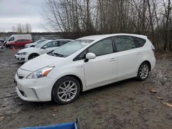 Toyota salvage cars for sale: 2012 Toyota Prius V