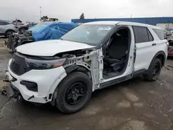 2022 Ford Explorer Police Interceptor en venta en Woodhaven, MI