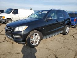 Mercedes-Benz salvage cars for sale: 2012 Mercedes-Benz ML 350 4matic