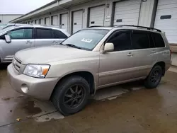 Salvage cars for sale at Louisville, KY auction: 2004 Toyota Highlander