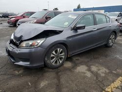 Honda salvage cars for sale: 2013 Honda Accord LX