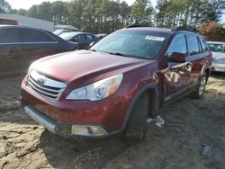 Salvage cars for sale at Seaford, DE auction: 2011 Subaru Outback 3.6R Limited