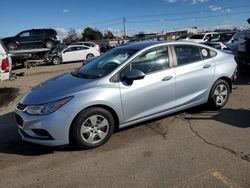 Salvage cars for sale at Nampa, ID auction: 2018 Chevrolet Cruze LS