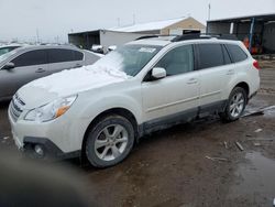 Salvage cars for sale at Brighton, CO auction: 2013 Subaru Outback 2.5I Limited