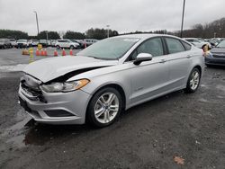 Ford salvage cars for sale: 2018 Ford Fusion S Hybrid