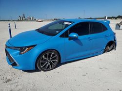 Salvage cars for sale at New Braunfels, TX auction: 2020 Toyota Corolla XSE